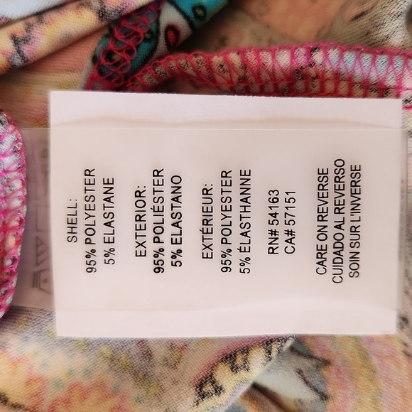 Tommy Hilfiger Paisley Sleeveless Dress Size 10 - Picture 7 of 9